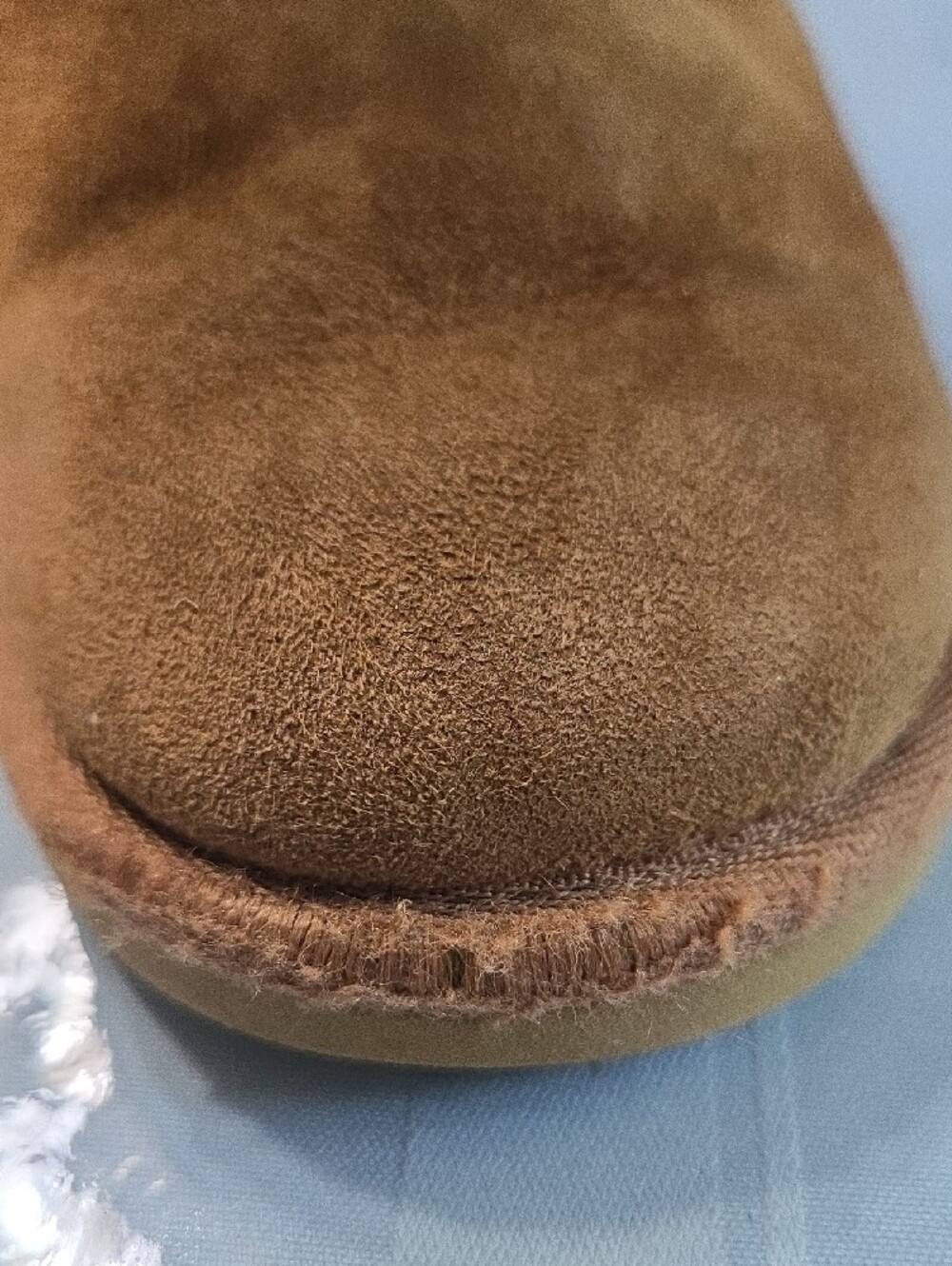 UGG Chestnut Suede Shearling Cuff Toddler Boots - Picture 7 of 8